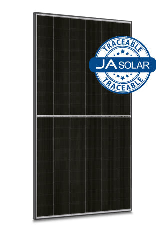 465W N-type Double Glass Bifacial LB Traceable MC4 connectors Black Frame