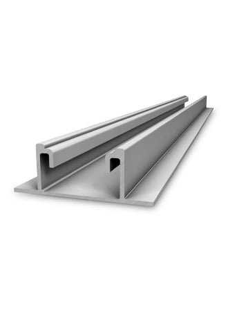 K2 Basic Rail 22 Mounting Rail 2.5m for Trapezoidal Sheet Roofs