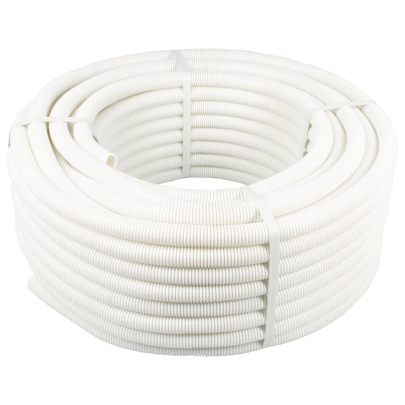25mm flexible conduit (pvc) white 50 meters