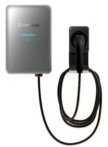 Enphase IQ EV Charger 2 7.4kW with a 7.5m Type 2 Tethered Charging Cable