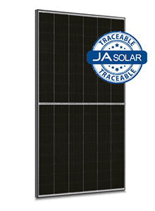 460W N-type Double Glass Bifacial LB Traceable 54 Cell Black Frame MC4-EVO2