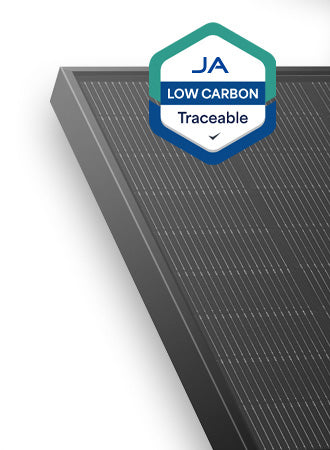 JA Solar 445W N-Type Double Glass Bifacial Traceable Low Carbon All Black Solar Panel