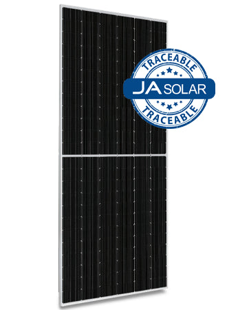 JA Solar 600W N-Type Half-Cell Bifacial Traceable Solar Panel (Pallet of 36)
