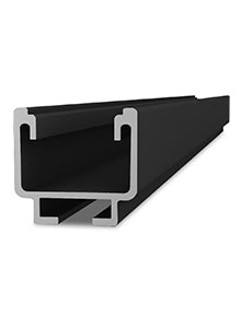K2 SolidRail Light Mounting Rail 4.80m Black Aluminium