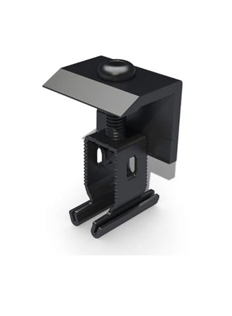 End Clamp+ 30 - 50mm Black  (Pack of 120)