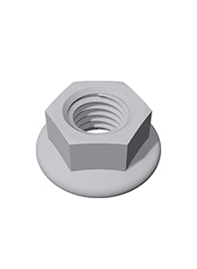 Serrated M10 flange nut  (Pack of 1000)