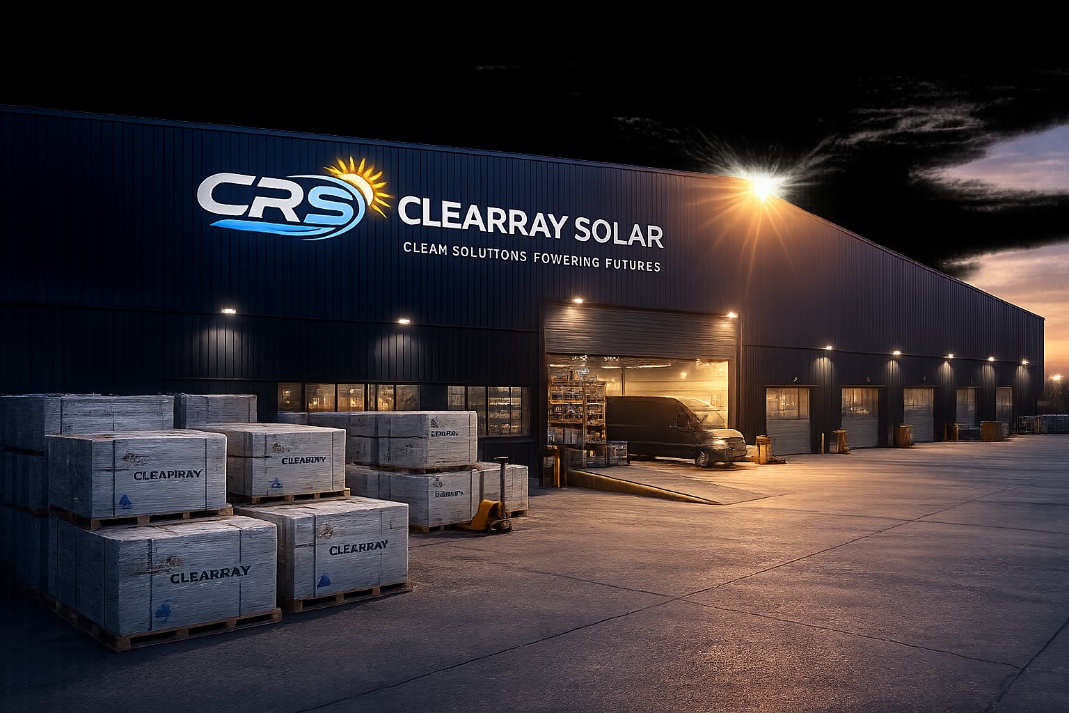 ClearRaySolar warehouse image